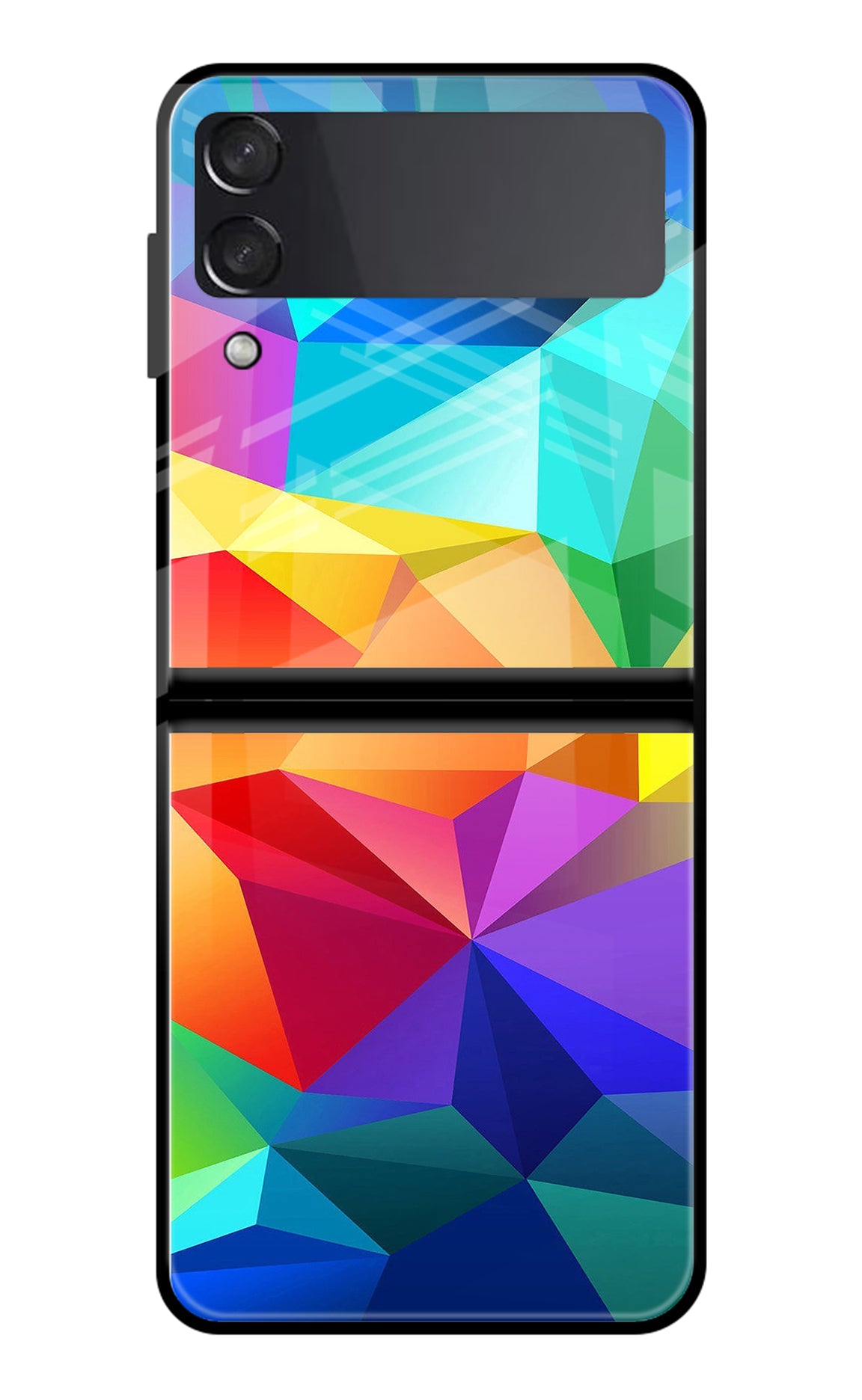 Abstract Pattern Samsung Galaxy Z Flip3 Back Cover