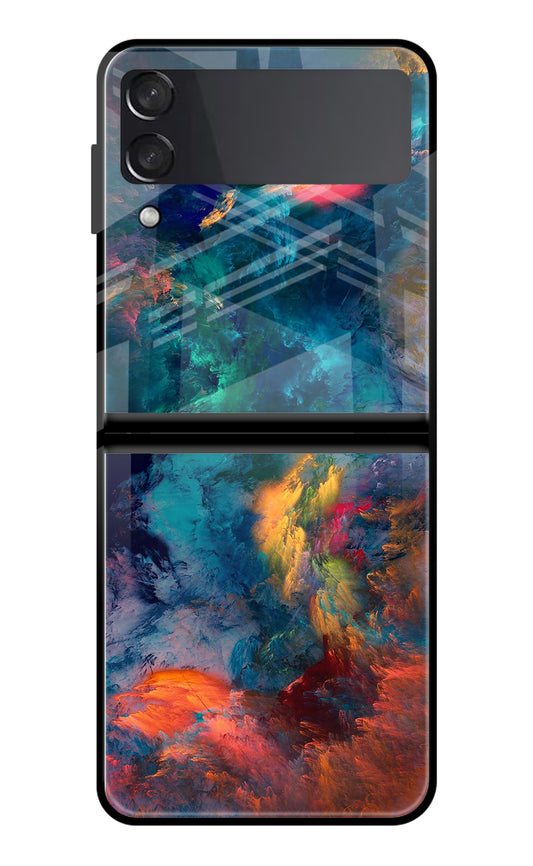 Artwork Paint Samsung Galaxy Z Flip3 Glass Case