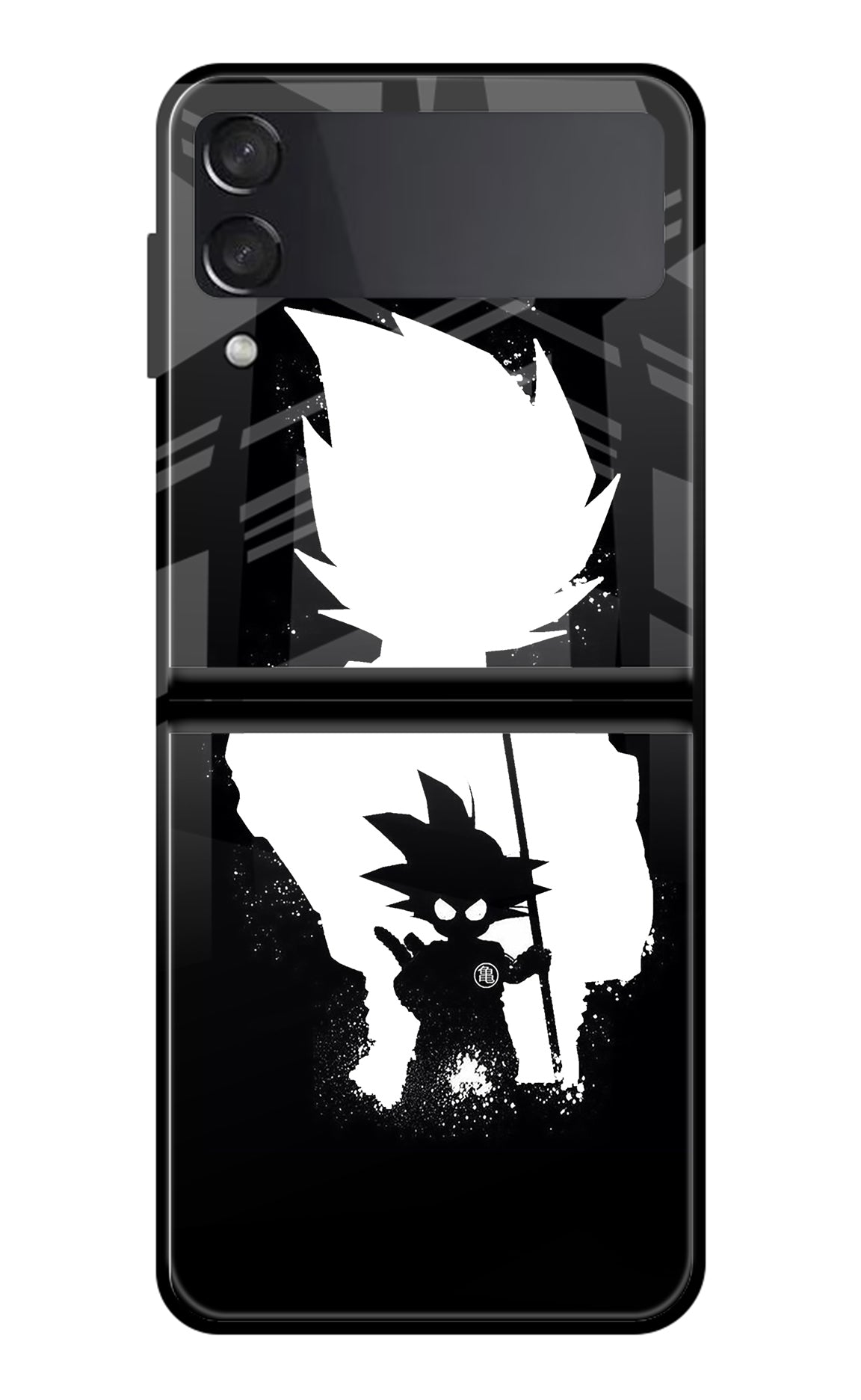 Goku Shadow Samsung Galaxy Z Flip3 Glass Case