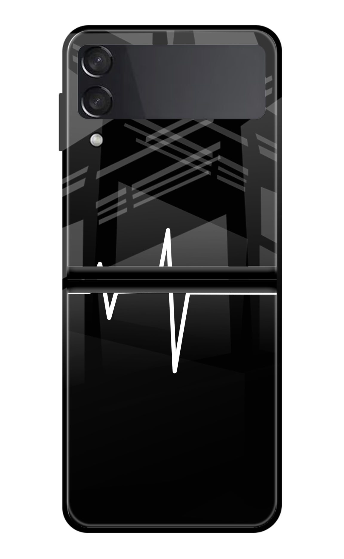 Heart Beats Samsung Galaxy Z Flip3 Glass Case