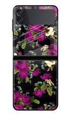 Flowers Samsung Galaxy Z Flip3 Glass Case