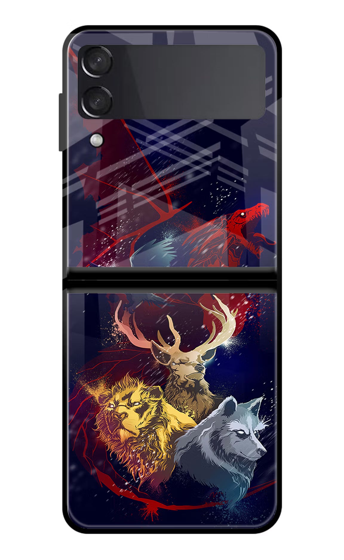 Game Of Thrones Samsung Galaxy Z Flip3 Glass Case