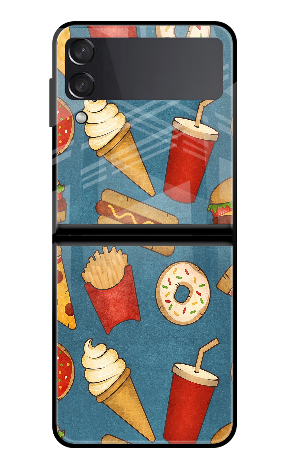 Foodie Samsung Galaxy Z Flip3 Glass Case