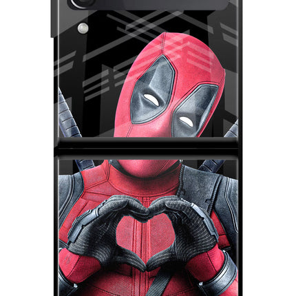 Deadpool Samsung Galaxy Z Flip3 Glass Case