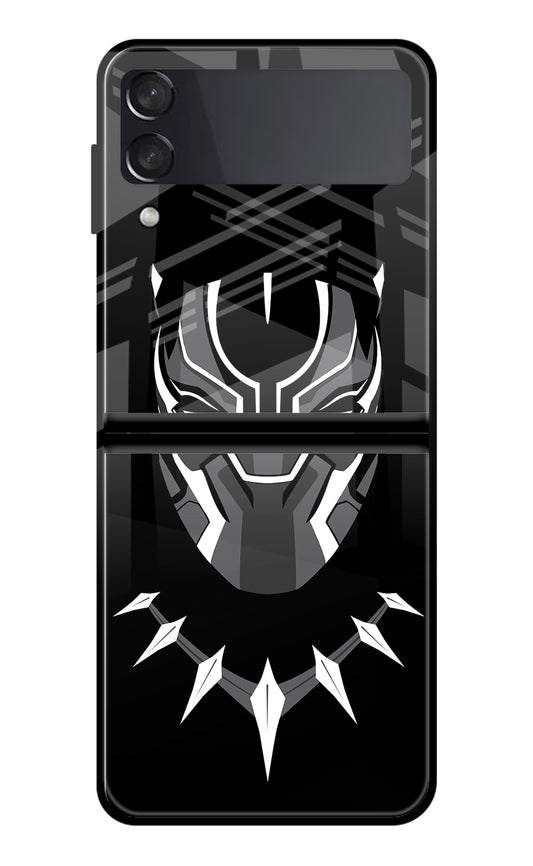 Black Panther Samsung Galaxy Z Flip3 Glass Case