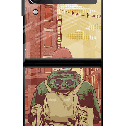 Adventurous Samsung Galaxy Z Flip3 Glass Case