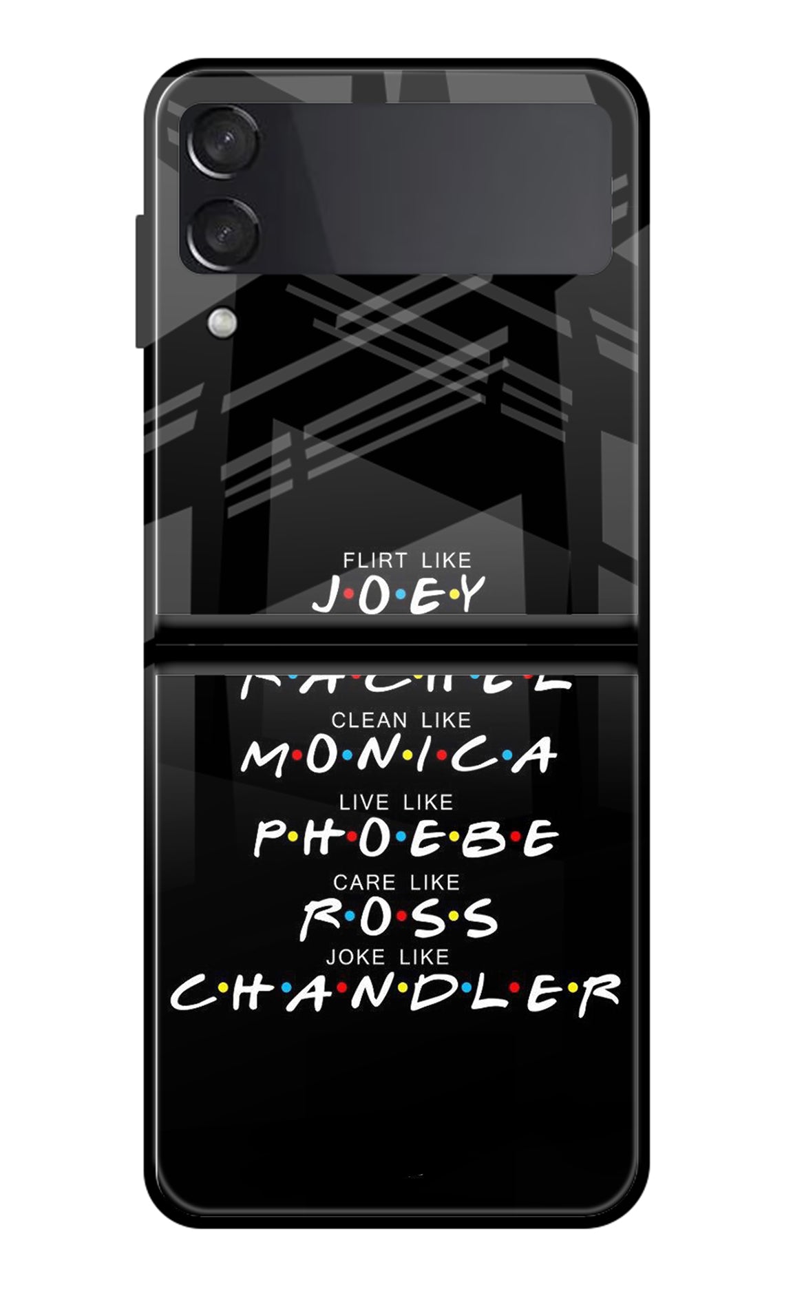 FRIENDS Character Samsung Galaxy Z Flip3 Back Cover