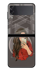 Selfie Queen Samsung Galaxy Z Flip3 Glass Case