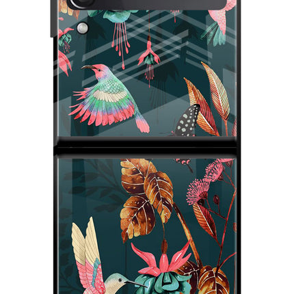 Birds Samsung Galaxy Z Flip3 Glass Case