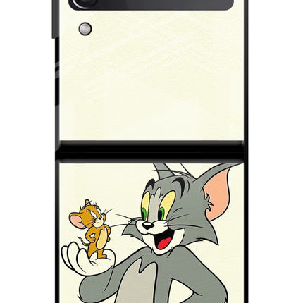 Tom & Jerry Samsung Galaxy Z Flip3 Glass Case