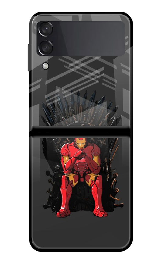 Ironman Throne Samsung Galaxy Z Flip3 Glass Case