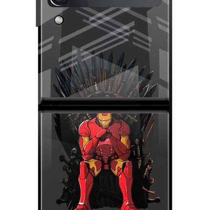 Ironman Throne Samsung Galaxy Z Flip3 Glass Case