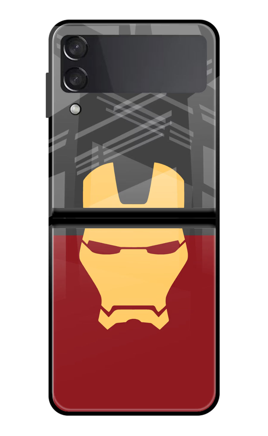 Ironman Samsung Galaxy Z Flip3 Back Cover, Glass case
