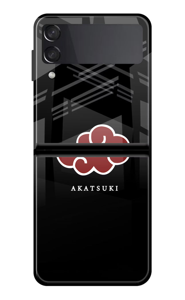 Akatsuki Samsung Galaxy Z Flip3 Glass Case Back Cover by Casekaro