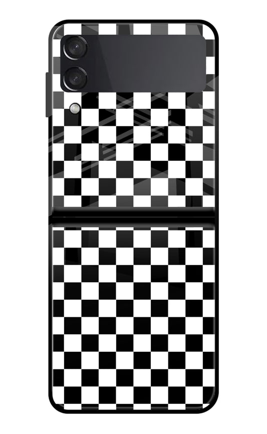 Chess Board Samsung Galaxy Z Flip3 Glass Case