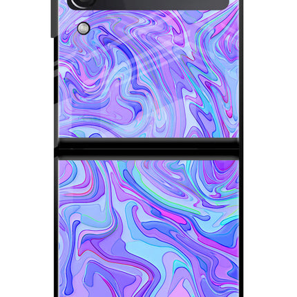 Glitter Samsung Galaxy Z Flip3 Glass Case