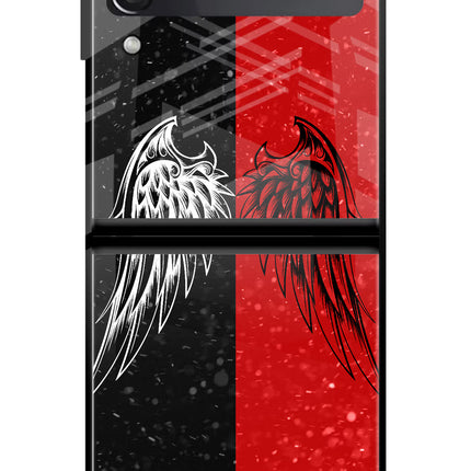 Wings Samsung Galaxy Z Flip3 Glass Case