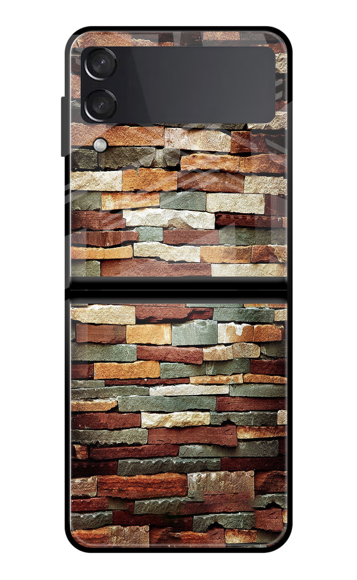 Bricks Pattern Samsung Galaxy Z Flip3 Back Cover