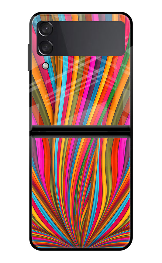 Trippy Wavy Samsung Galaxy Z Flip3 Glass Case