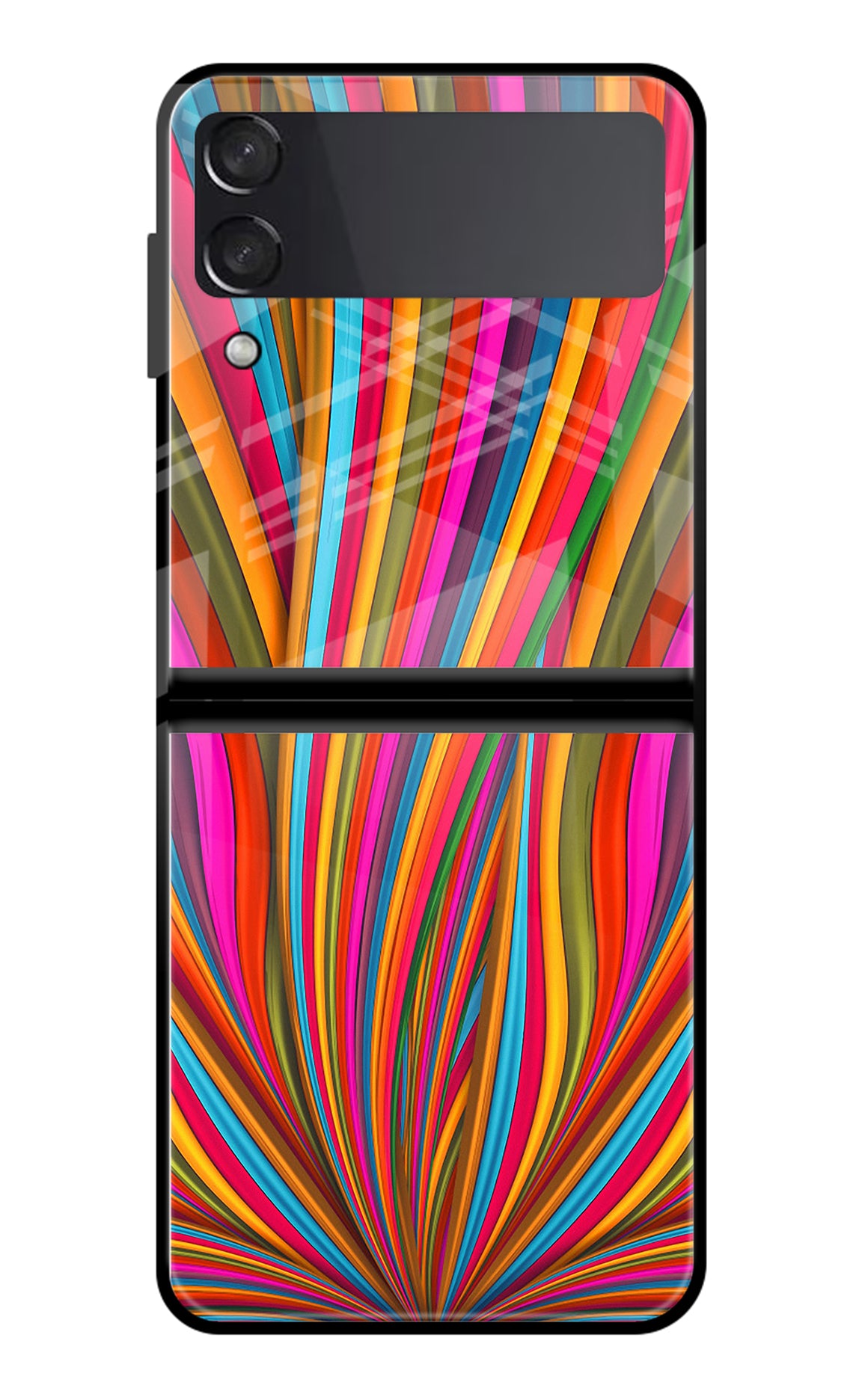 Trippy Wavy Samsung Galaxy Z Flip3 Back Cover