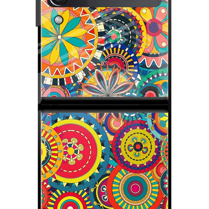 Gol Gol Art Samsung Galaxy Z Flip3 Glass Case