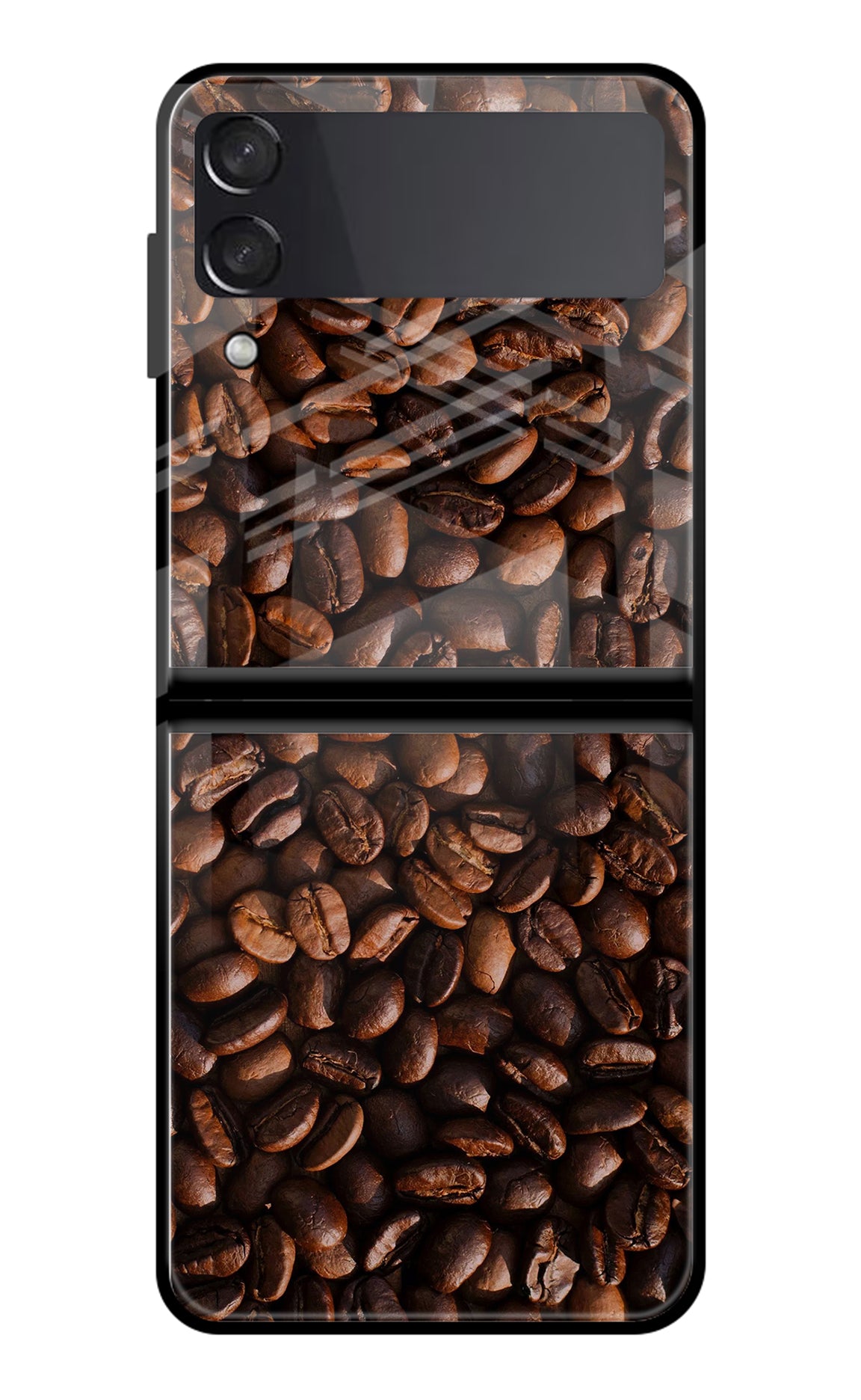 Coffee Beans Samsung Galaxy Z Flip3 Glass Case