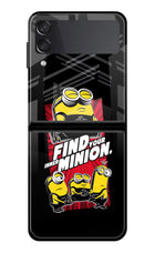 Find your inner Minion Samsung Galaxy Z Flip3 Glass Case