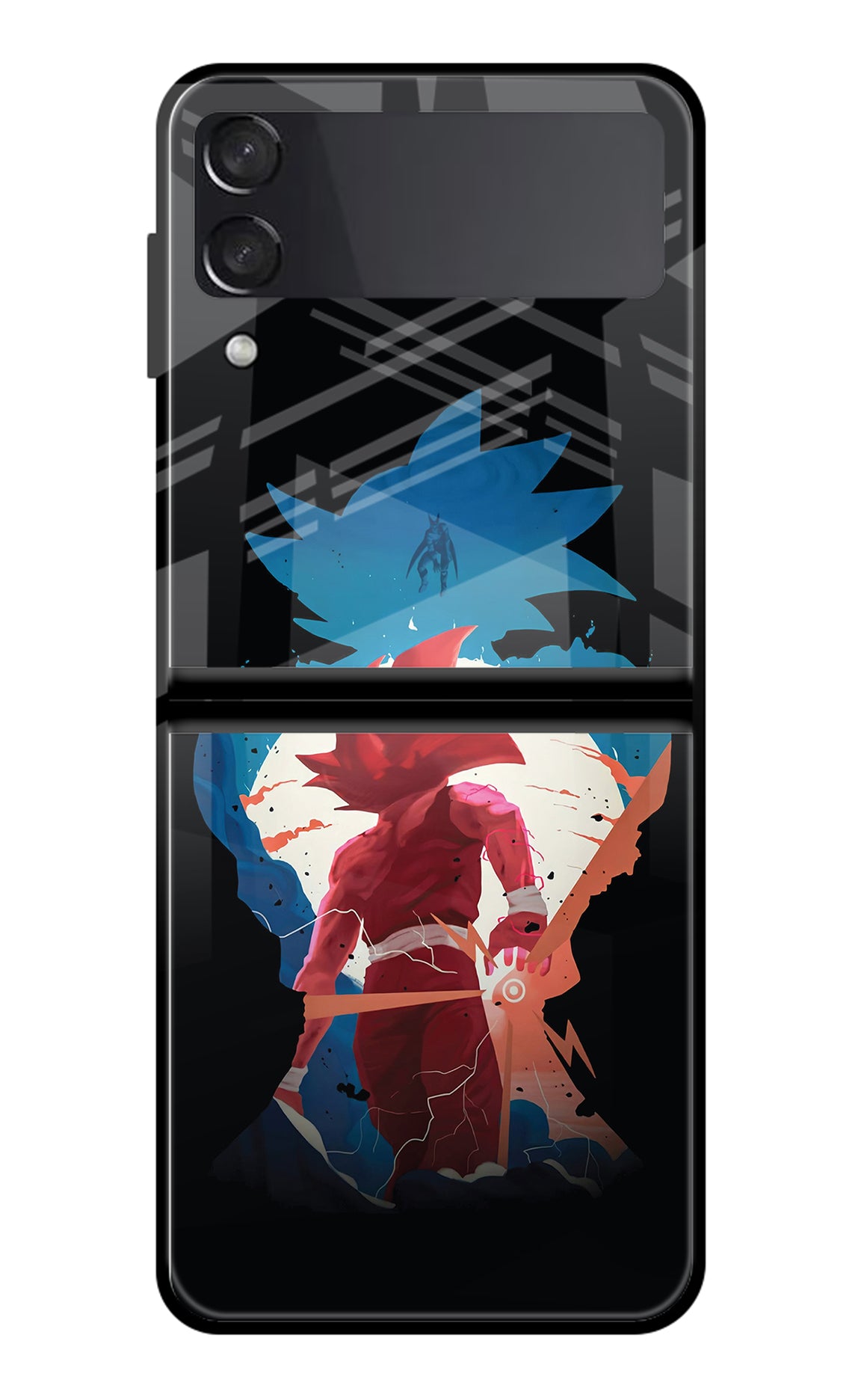 Goku Samsung Galaxy Z Flip3 Glass Case