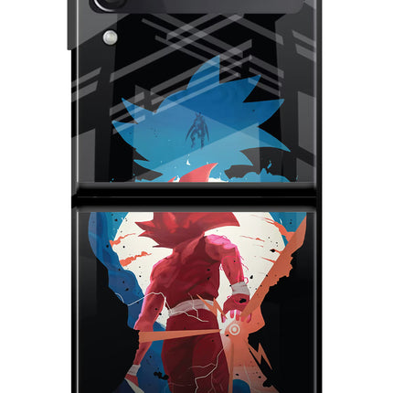 Goku Samsung Galaxy Z Flip3 Glass Case