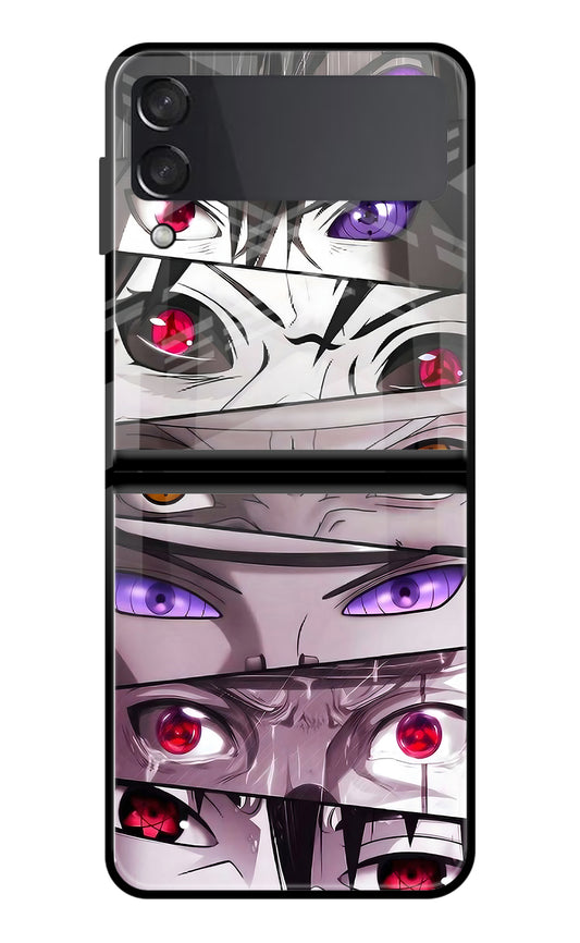 Naruto Anime Samsung Galaxy Z Flip3 Glass Case