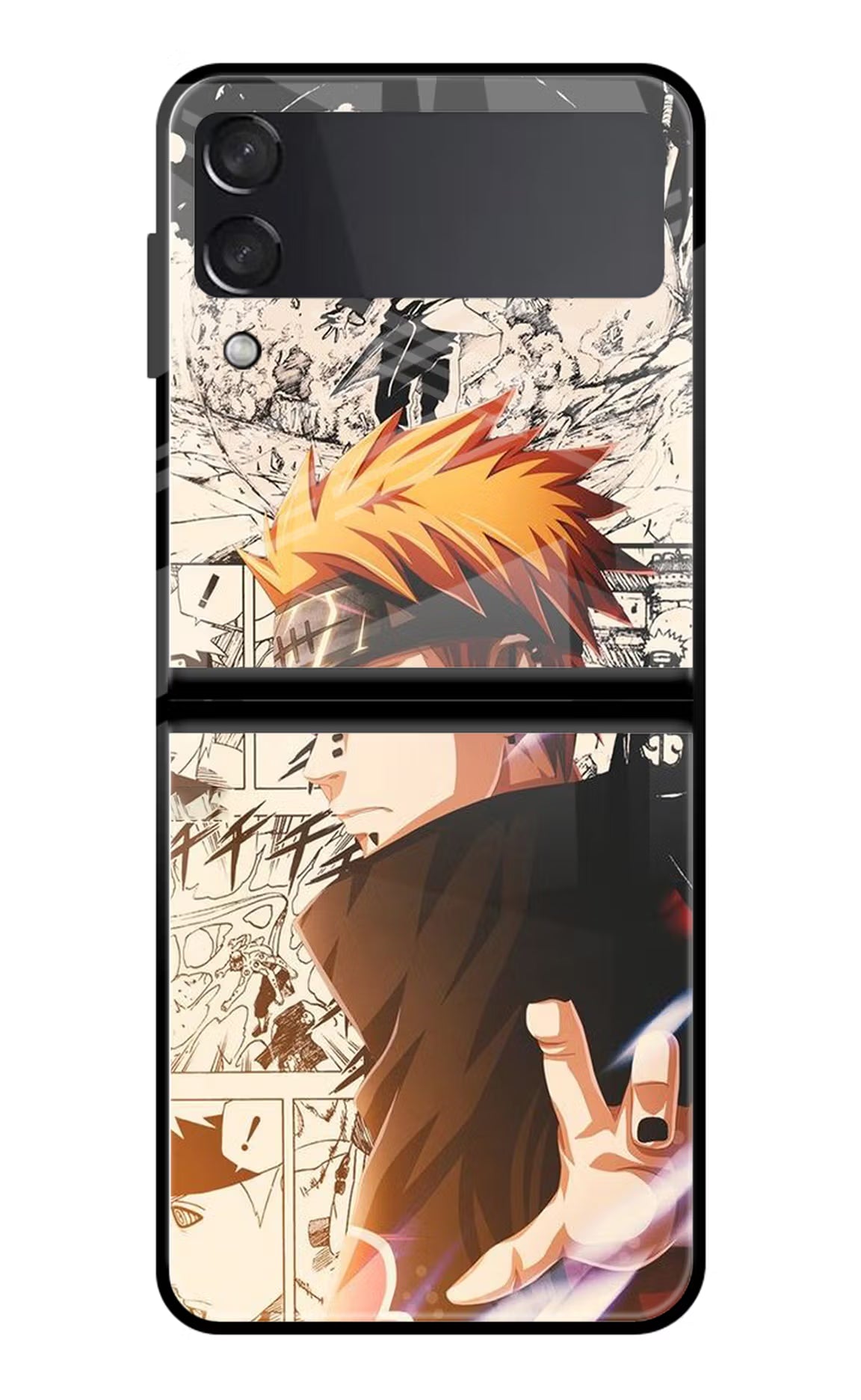 Pain Anime Samsung Galaxy Z Flip3 Glass Case Back Cover by Casekaro