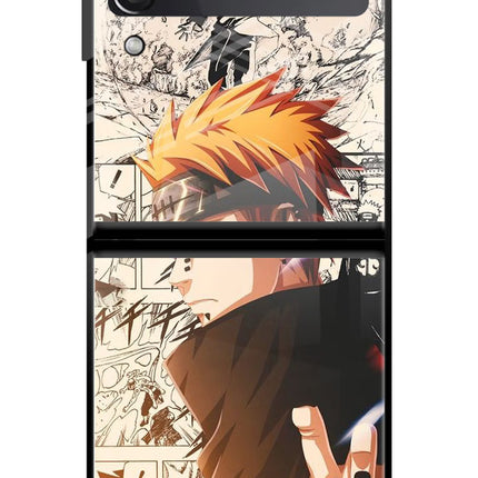 Pain Anime Samsung Galaxy Z Flip3 Glass Case