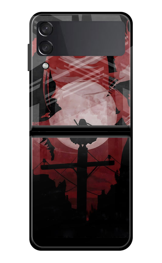 Naruto Anime Samsung Galaxy Z Flip3 Glass Case