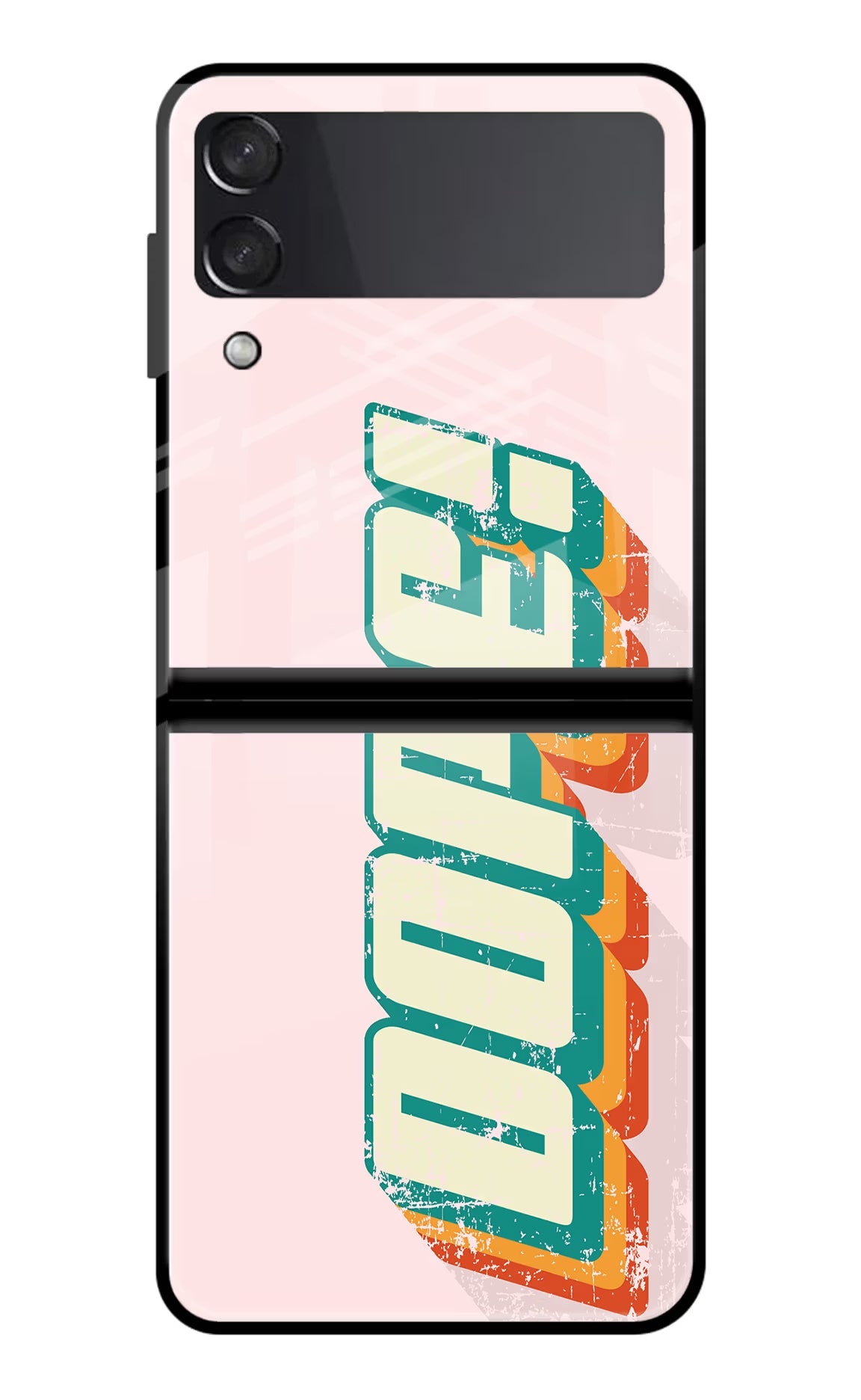 Dope Samsung Galaxy Z Flip3 Glass Case Back Cover by Casekaro