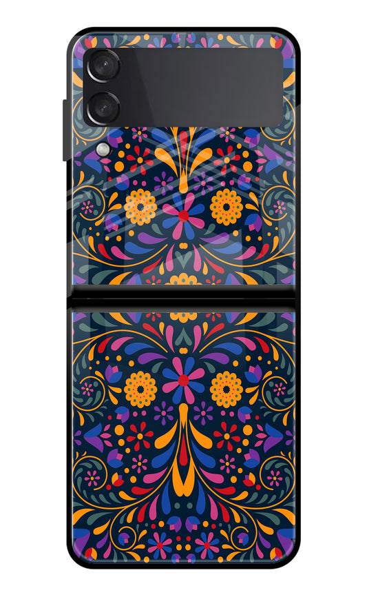 Mexican Art Samsung Galaxy Z Flip3 Glass Case