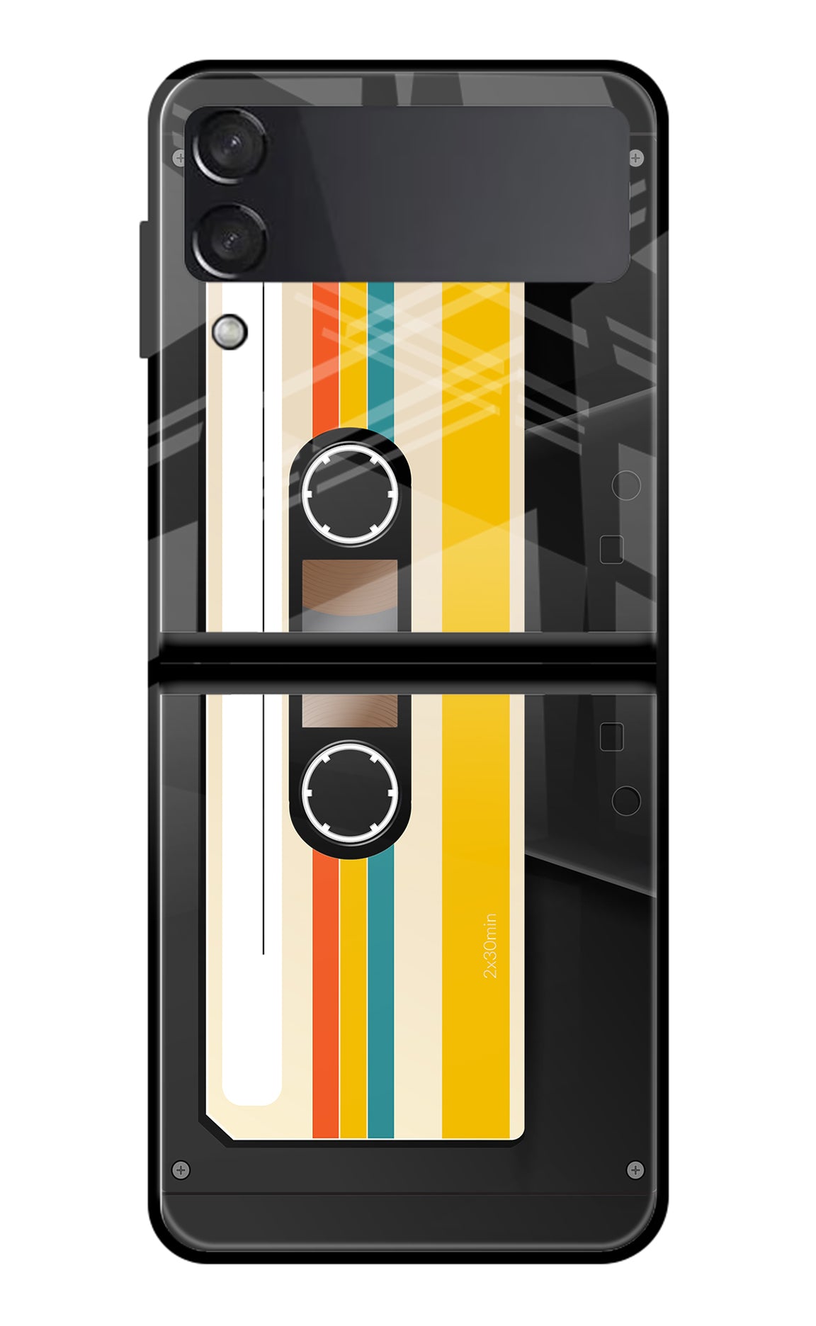 Tape Cassette Samsung Galaxy Z Flip3 Glass Case