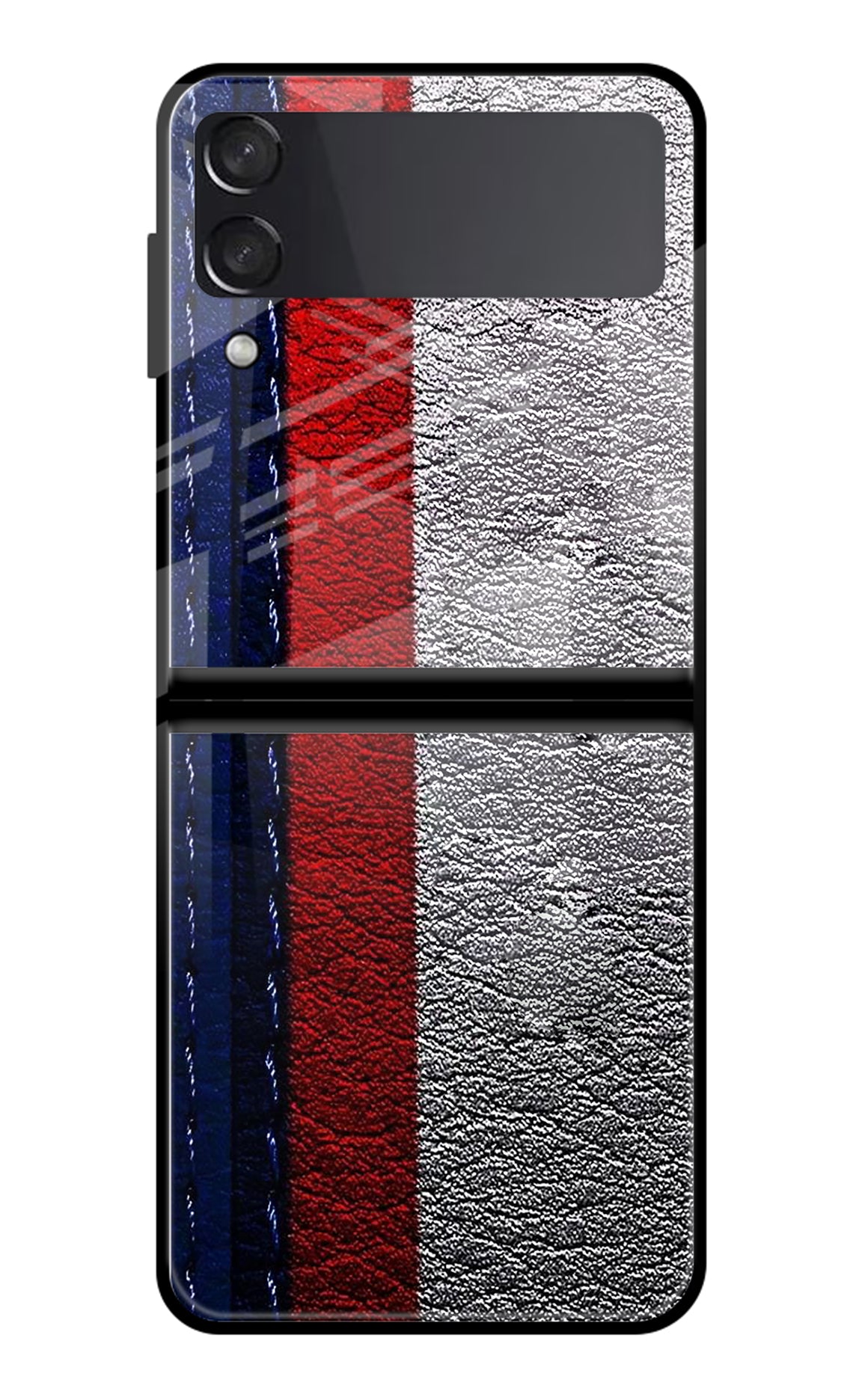 BMW Stripes Samsung Galaxy Z Flip3 Glass Case