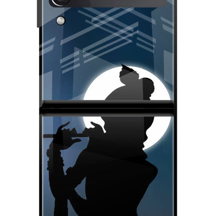 Shri Krishna Silhouette Samsung Galaxy Z Flip3 Glass Case