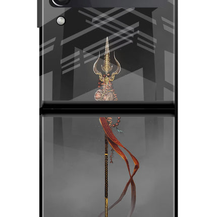Shiv Trishul Samsung Galaxy Z Flip3 Glass Case