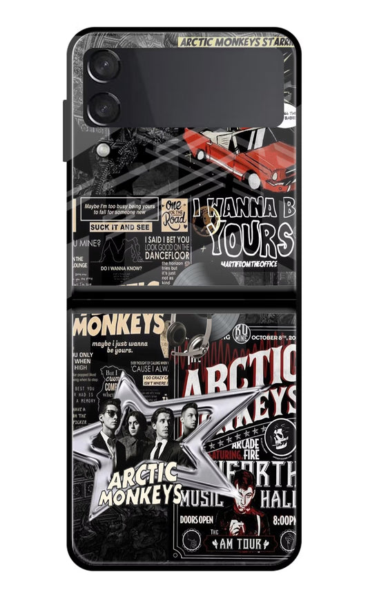 Arctic Monkeys Samsung Galaxy Z Flip3 Glass Case