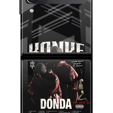Donda Kanye West Samsung Galaxy Z Flip3 Glass Case