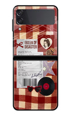 Queen of Disaster Samsung Galaxy Z Flip3 Glass Case