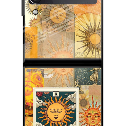 Sun Samsung Galaxy Z Flip3 Glass Case