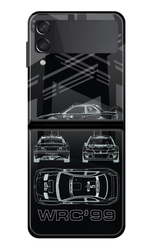WRC'99 Samsung Galaxy Z Flip3 Glass Case