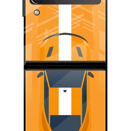 Highway Pursuit Samsung Galaxy Z Flip3 Glass Case