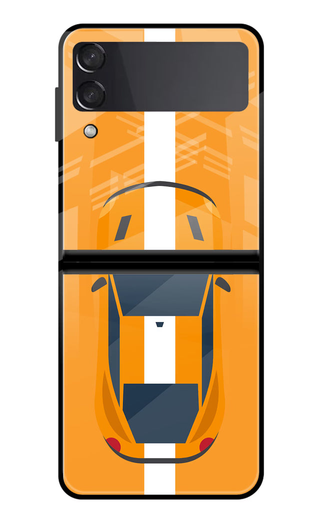 Highway Pursuit Samsung Galaxy Z Flip3 Glass Case
