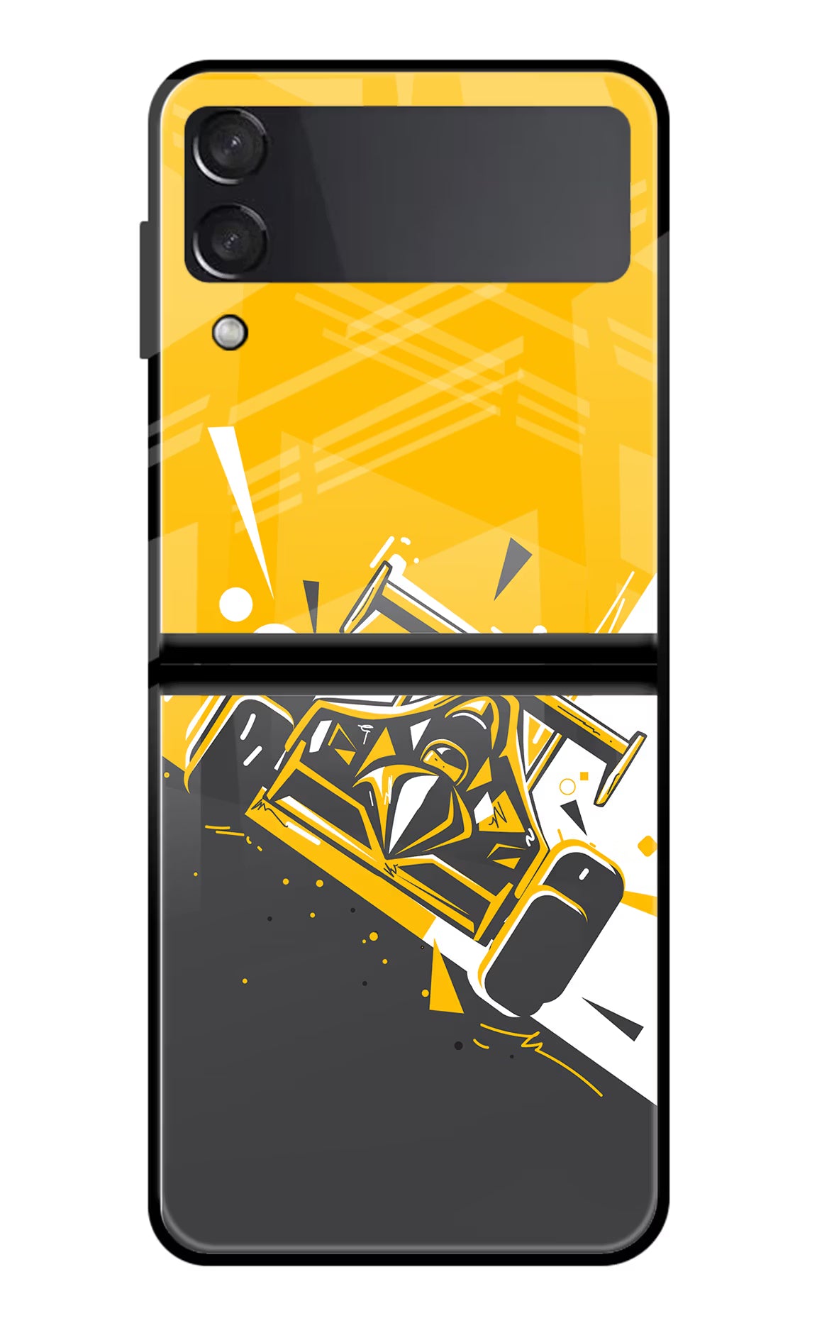 Track King Samsung Galaxy Z Flip3 Glass Case