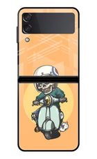 Undead Biker Samsung Galaxy Z Flip3 Glass Case