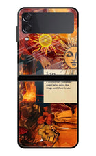 Leo Zodiac Samsung Galaxy Z Flip3 Glass Case