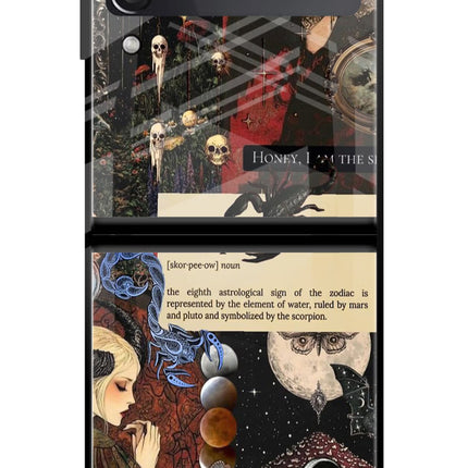 Scorpio Zodiac Samsung Galaxy Z Flip3 Glass Case
